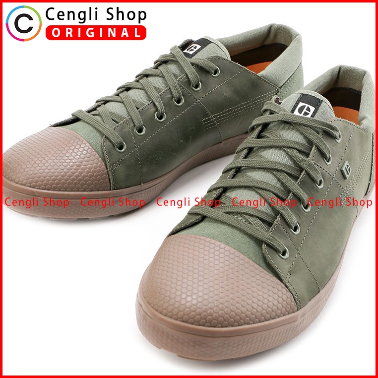 SEPATU CATERPILLAR CASUAL ORIGINAL SNEAKER KETS PRIA KULIT ASLI CAT-05