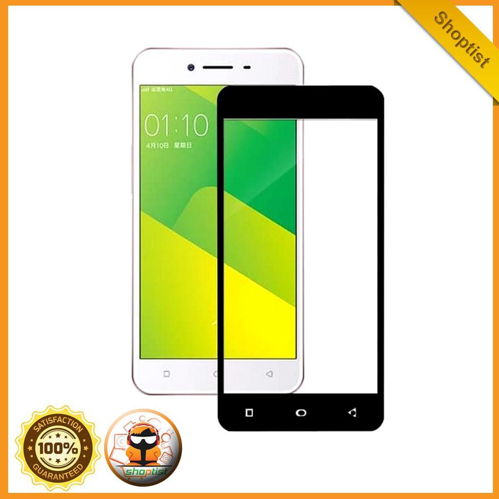 Oppo A37 Tempered Glass Color Oppo A37 Anti Gores Warna - Hitam SPTA926