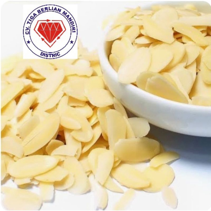 

ALMONESIA , SLICE , BUBUK , WUTUH PAKAI KULIT ARI 500 GR