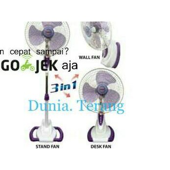 Terkini ♕ Kipas angin Cosmos 16 SO33 (Wadesta ) Kipas angin Berdiri 3 in 1,