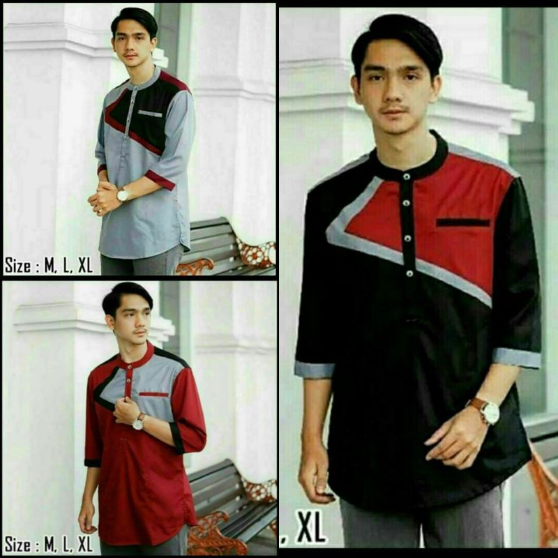 Kemeja koko Pria Kemeja Pria Baju Koko Pria Baju Koko