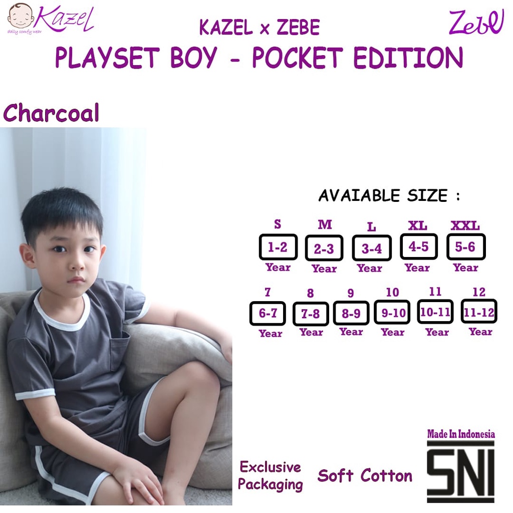 KAZEL X ZEBE PLAYSET BOY - POCKET EDISION 1 PCS