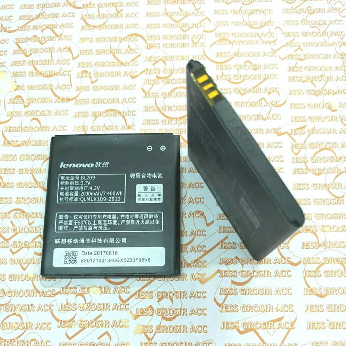 Baterai Battery ORIGINAL LENOVO BL209 BL-209 A820 A706 A516 A630E A398