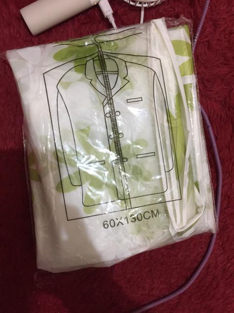 [ Mall Elora ] [size 60x130cm ] Cover Baju Cloth Cover Bahan Peva Cover Pakaian Large