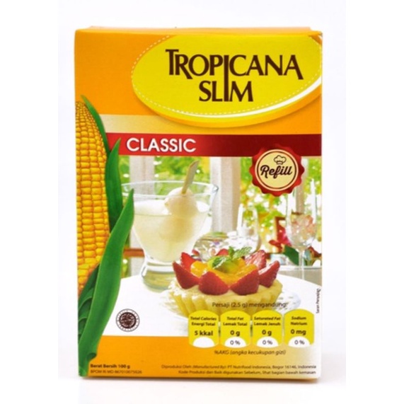 

Tropicana Slim Sweetener Classic 100gr