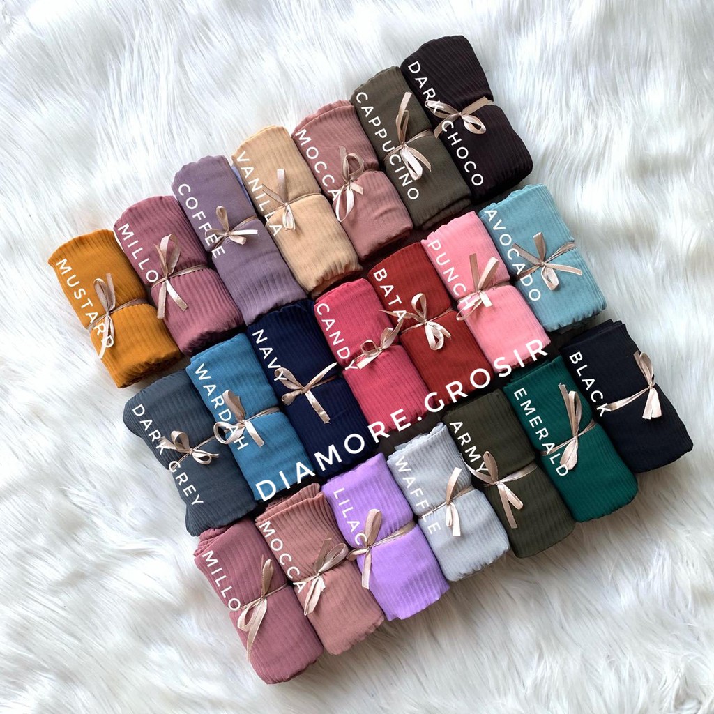 [ PROMO ] PASHMINA PLISKET LIDI FULL CERUTY BABYDOL PREMIUM / PLEATED SHAWL / TANPA GARIS TENGAH-2