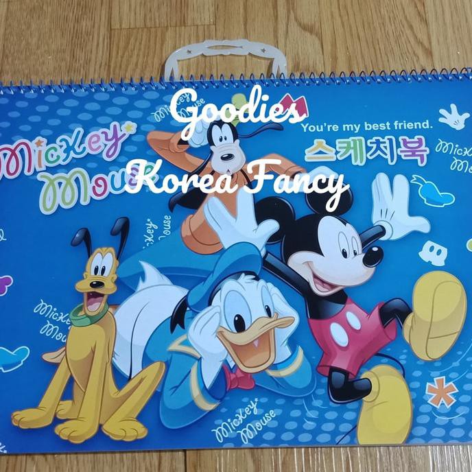 

Gilaa!!! Buku Gambar Spiral Ori Korea Mickey Mouse Ready Stock Gilaa!!!