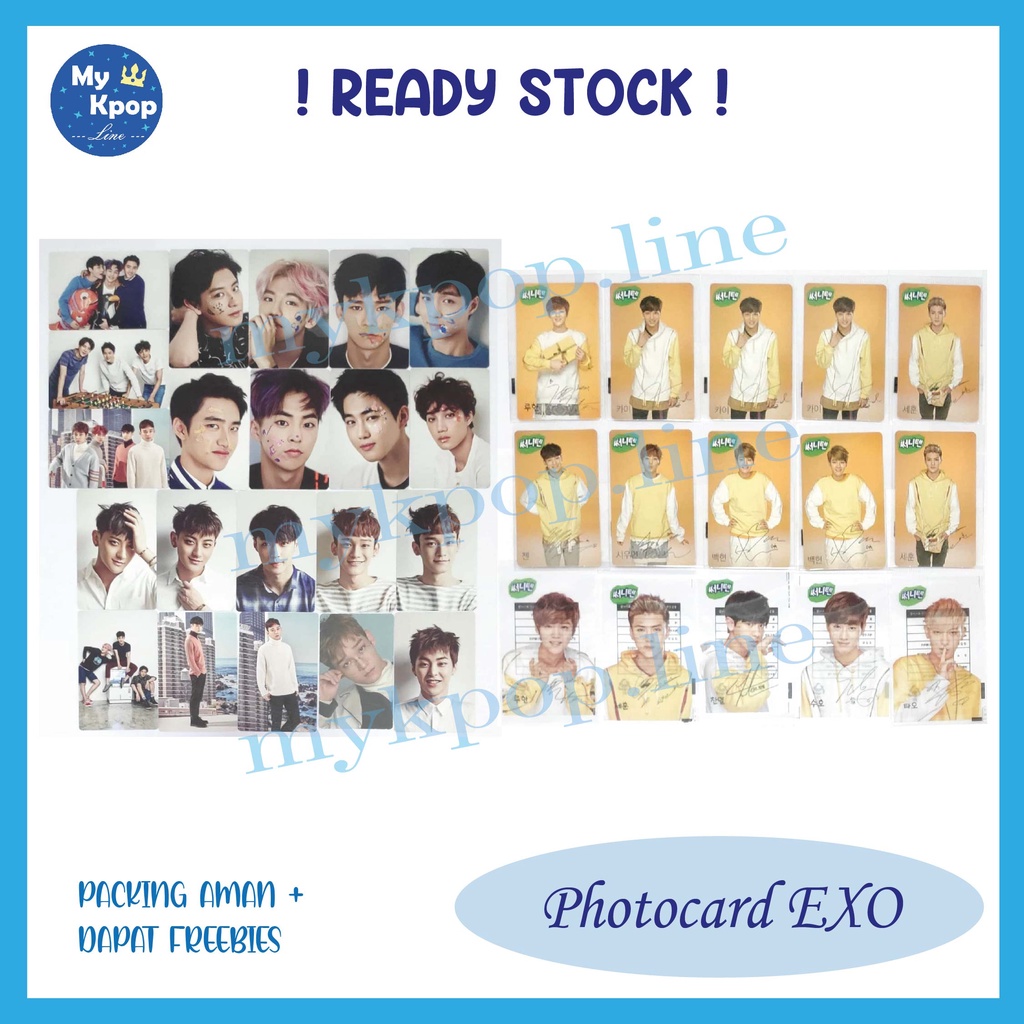 [PART 1] Ready Photocard Season Greetings 2015 2016 EXO PC Sunny Ten Luhan Tao Chanyeol Baekhyun Kai
