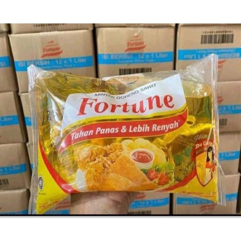 

minyak goreng fortune 1L 1dus isi 12pcs