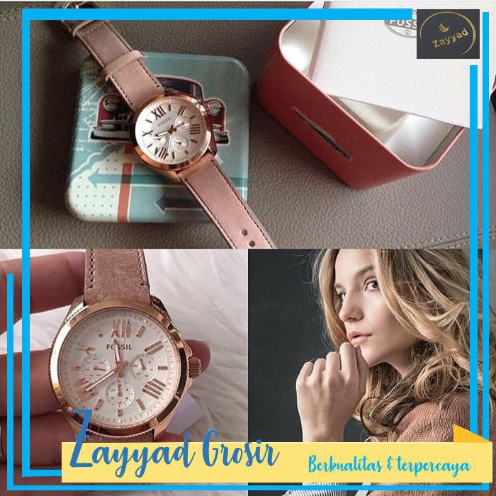 B197 Jam Tangan Fossil Cecile AM 4532 Original Warranty Termurah