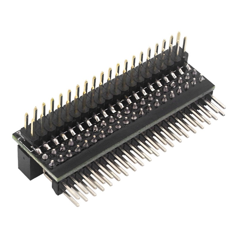 Zzz Papan Ekspansi Konektor Micro 2x20-pin Untuk Raspberry Pi 40-pin GPIO 1 Ke 2