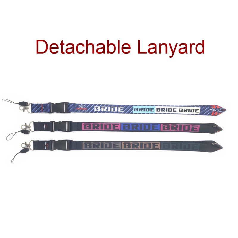 Tali Lanyard Leher Holder Kartu Id / Handphone Anti Jatuh Variasi 3 Warna