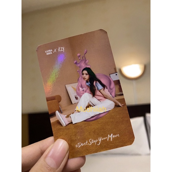 photocard itzy x ultra milk yeji lia ryujin chaeryeong yuna
