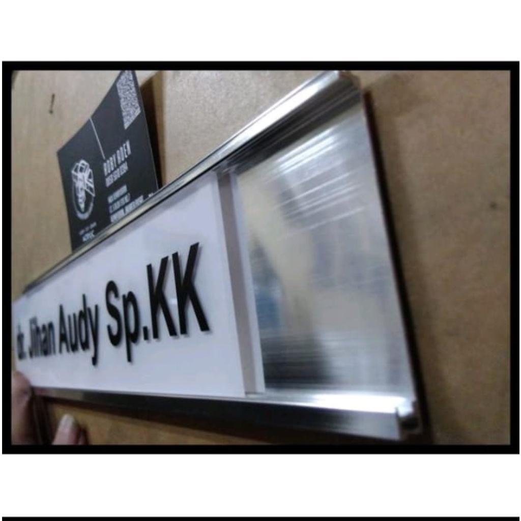 

jual stainlees nama plat saja