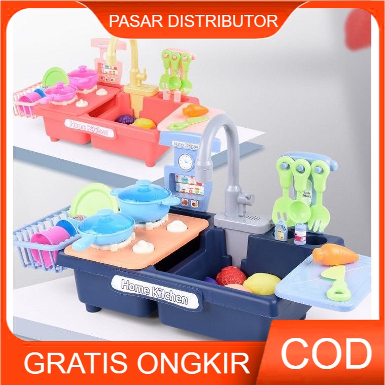 Mainan Anak Home kitchen Cuci Piring Mainan Anak Kitchen Sink Jumbo Mainan Anak Best Gift