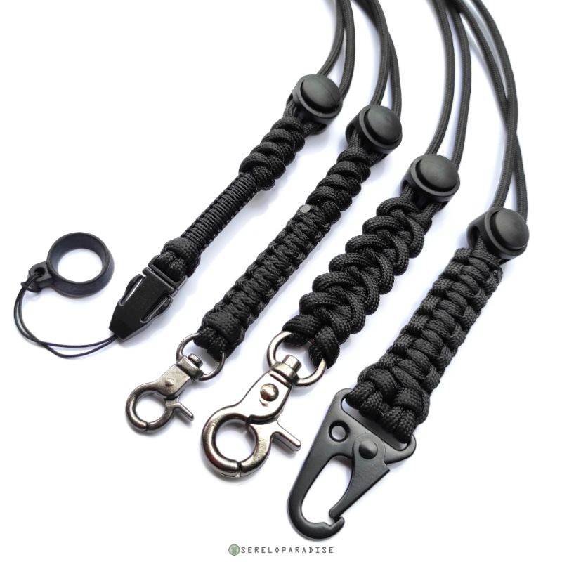 

Lanyard Tactical ID Card Podzz Gantungan HP Keychain Flashdisk Holder dll