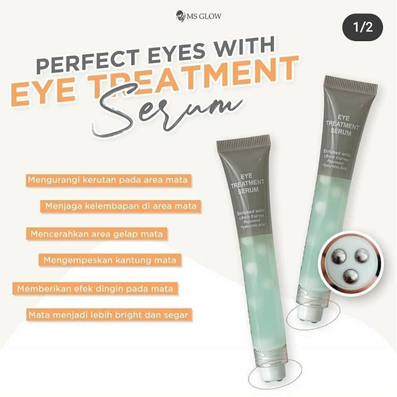 EYE DARK CIRCLE CREAM/ SERUM MATA MS GLOW/ CREAM MATA PANDA