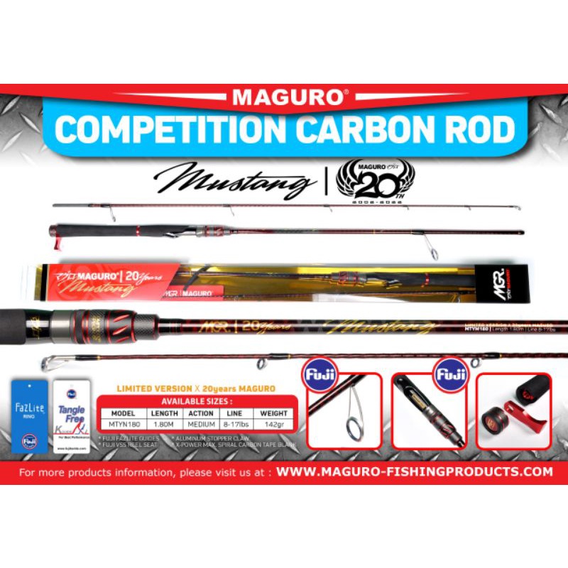Joran maguro MUSTANG 20 years Limited 180