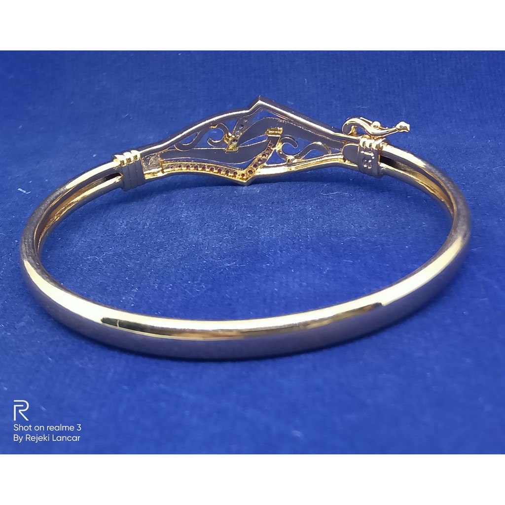 Gelang bangkok berlian / perhiasan lapis emas asli 24k (RANDOM)