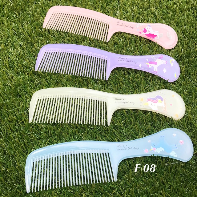 Sisir Rambut Set isi 4 murah Meriah Laris Sisir Gagang