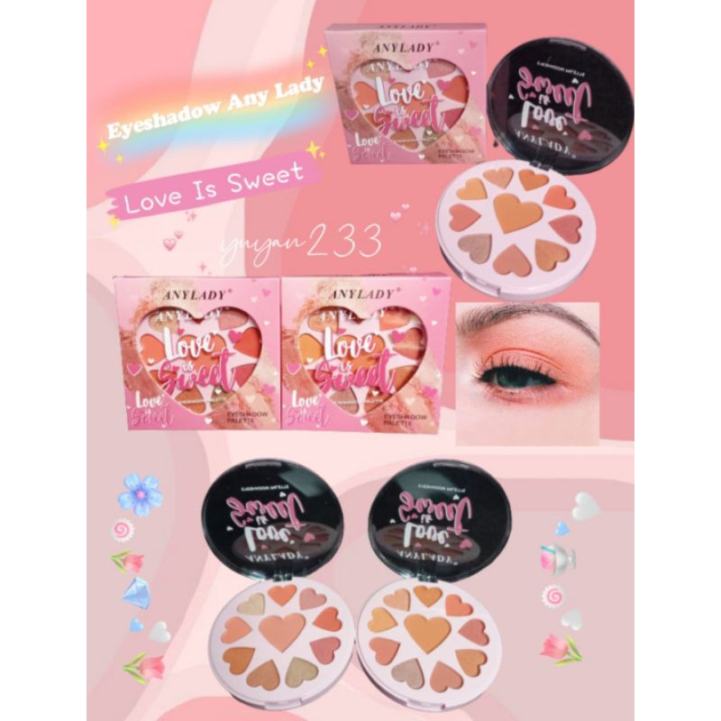 PROMO!!!EYESHADOW LOVE IS SWEET/DOMPET ANY LADY 835/8824B/8140