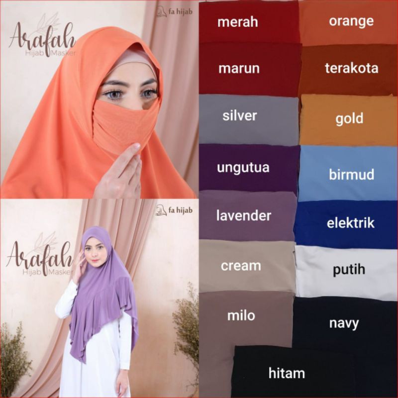 Khimar Arafah ori Fahijab