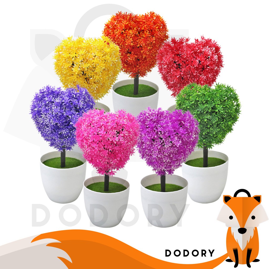 DODORY - PT33 Pot Bunga Hias Tanaman Bunga Plastik Dekorasi Ruangan Tanaman Hias Import