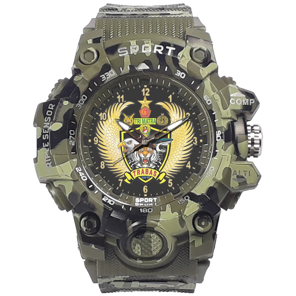 {Istimewa} Jam Tangan TRI MATRA TNI - AD, TNI - AU, TNI - AL . Water Resistant