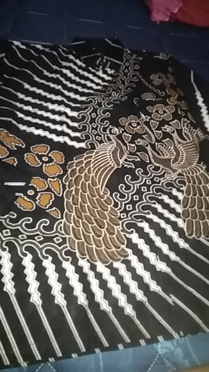 Kemeja Batik Pria Lengan Panjang Size M L Xl Xxl Bswart