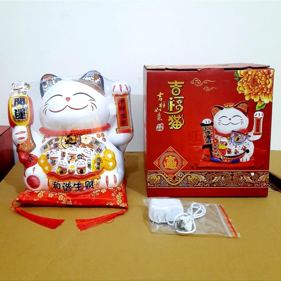 MANEKI KUCING LUCKY PAJANGAN KUCING MANEKI NEKO KADO