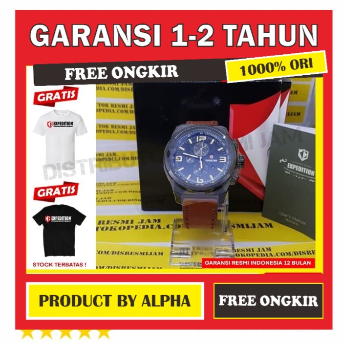 JAM TANGAN ORIGINAL EXPEDITION E6356M E 6356 M 6356 GARANSI RESMI ORI PRIA COWOK COWO LAKI LAKI2