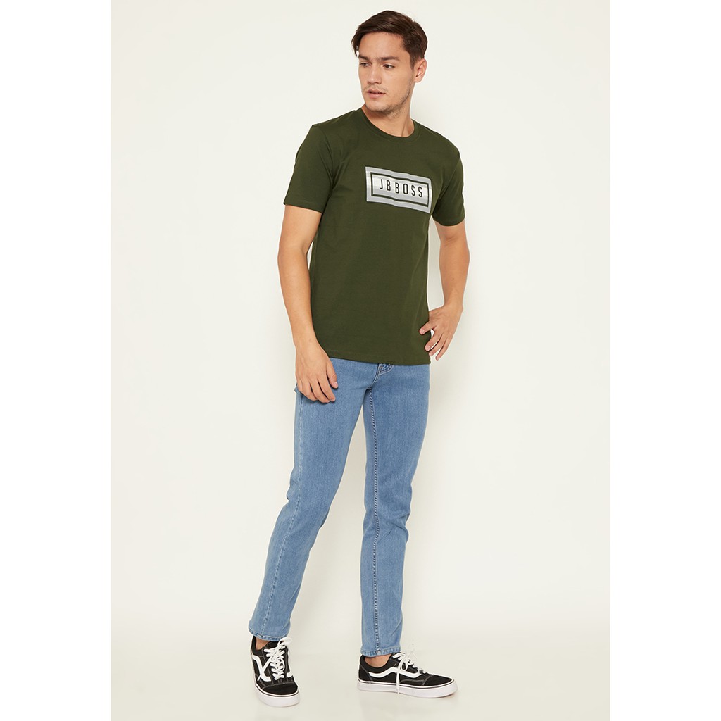 JBBoss Kaos Jersey Cotton 357 (Olive Green) / Ramayana Jatinegara