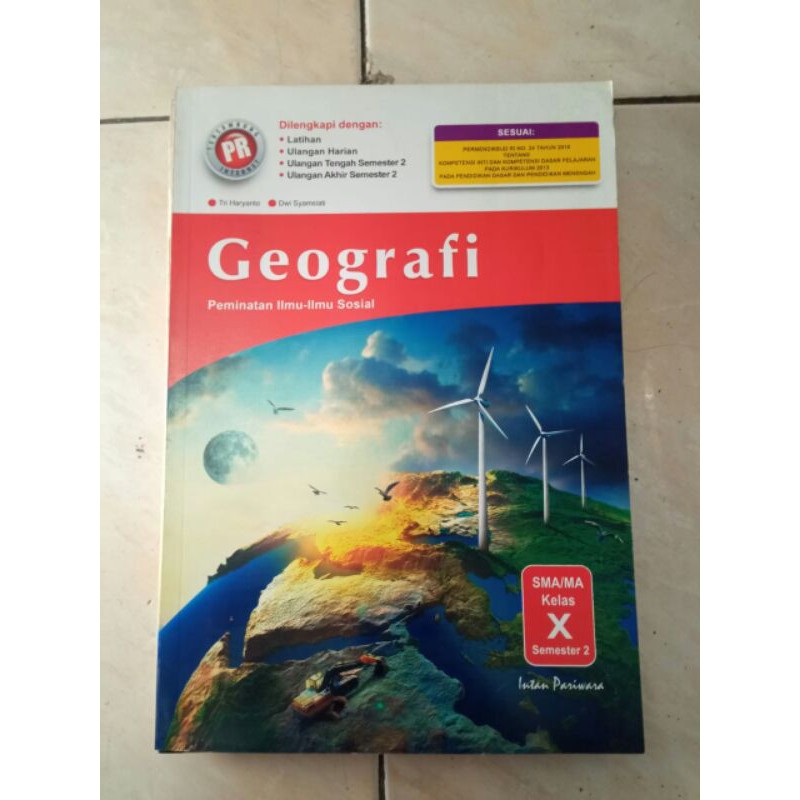 Buku Pr Geografi Kelas X Intan Pariwara Guru Paud
