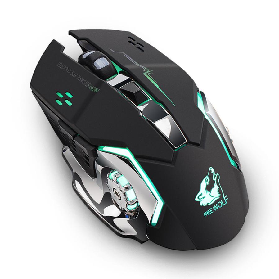 Wireless Gaming Mouse LED Light 1800 DPI