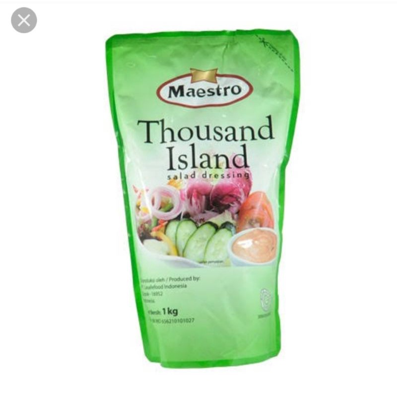 

Maestro Mayonaise Thousand Island 1kg Pouch