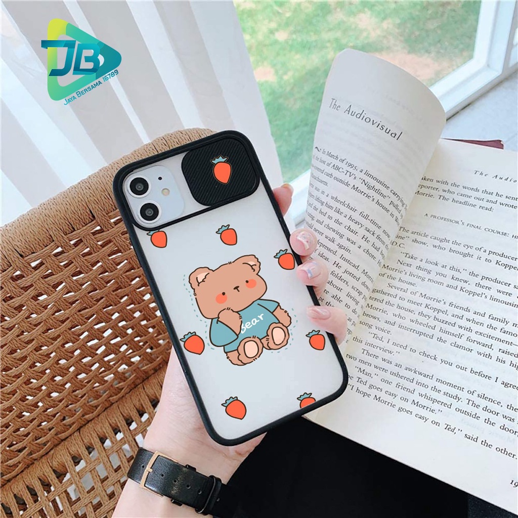 SOFTCASE SLIDE KAMERA CUTE OPPO VIVO SAMSUNG XIAOMI REALME IPHONE ALL TYPE JB4961