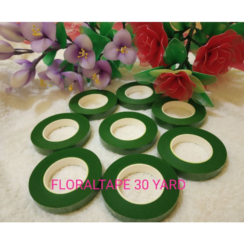 FLORAL TAPE 30 YARD/Solasi/isolasi/pelipit bunga/Floraltape 30 yard Murah Besar.