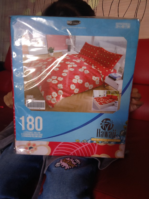 Ls Sprei Hawaii King Size 180x 200 Cm (6 Kaki) Motif Rio