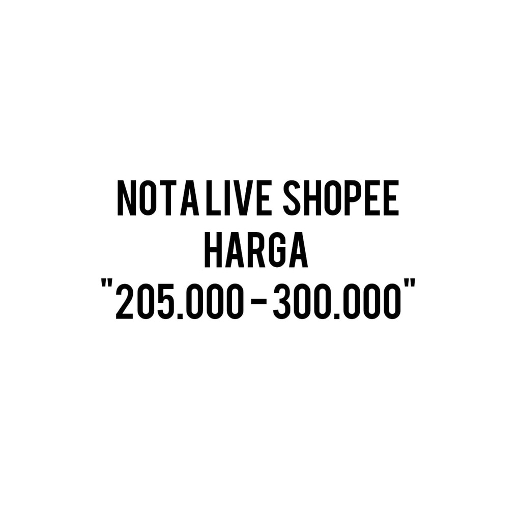 NOTA LIVE 205 K - 300 K