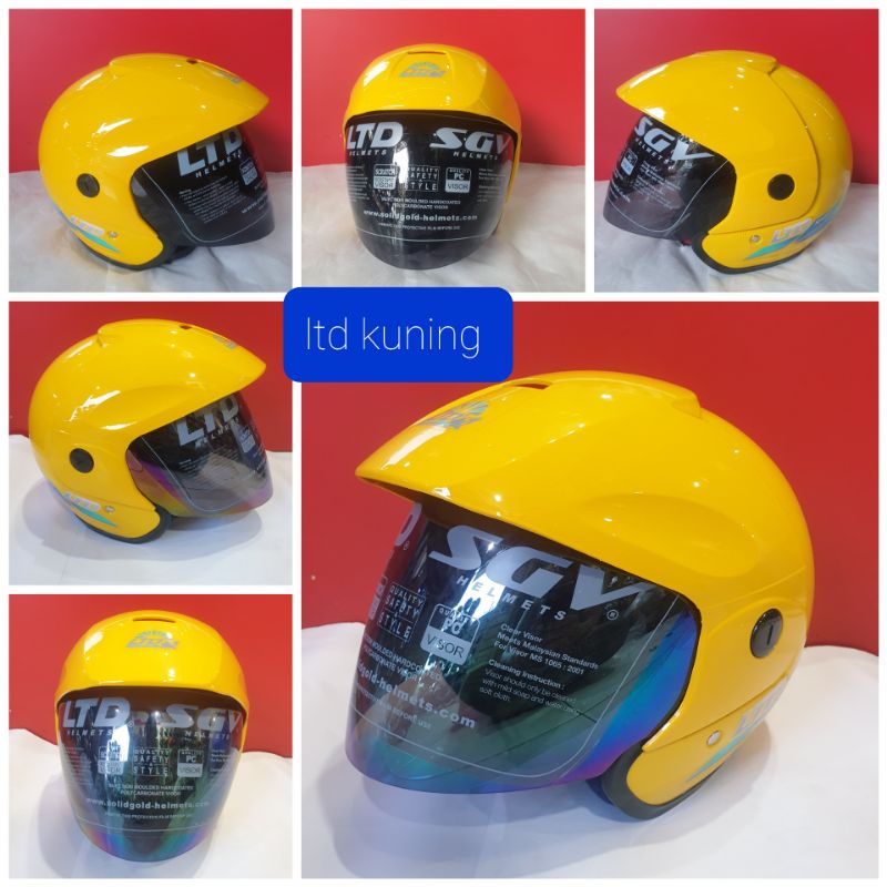 Helm LTD Kuning original