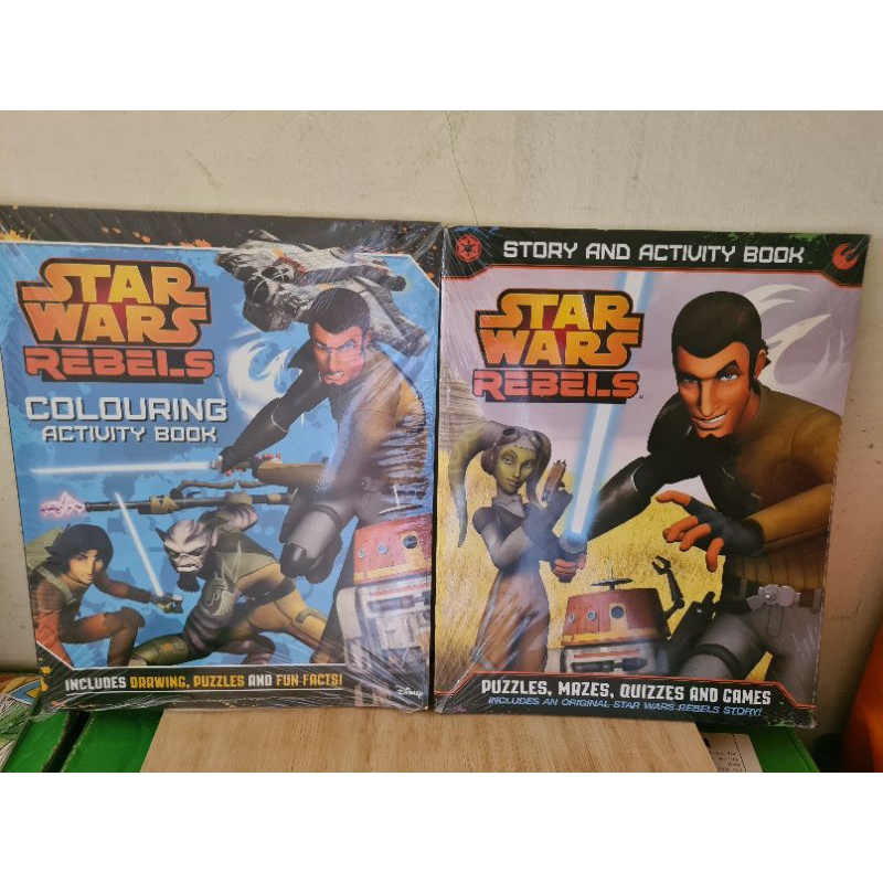 Sale buku import anak bbw/activity book star wars