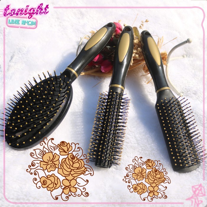 Sisir Anti Statik Hair Massage Pijat Rambut Kriting （AAA
