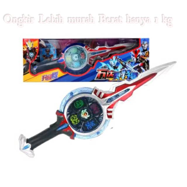 Mainan Pedang Ultramen Lampu dan Suara