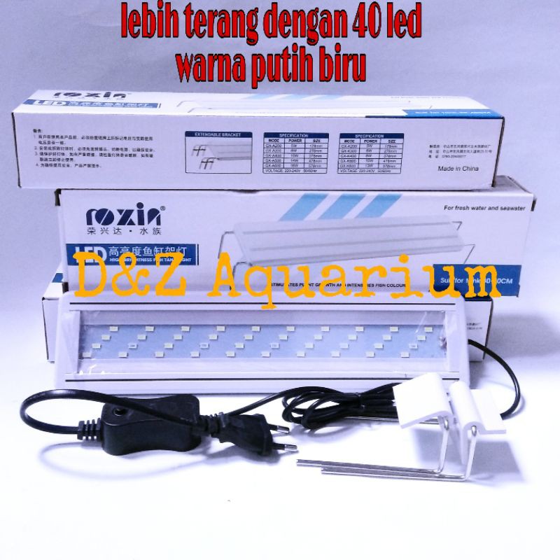 Lampu Gantung Aquarium Roxin GX A300 Led Akuarium 30 cm Aquascape Roxin 300
