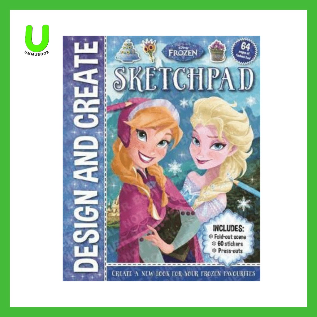 

Disney Frozen Design And Create Sketchpad
