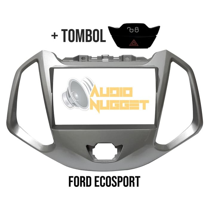 Frame head unit Ford Ecosport Eco sport 2014 dapat tombol hazard