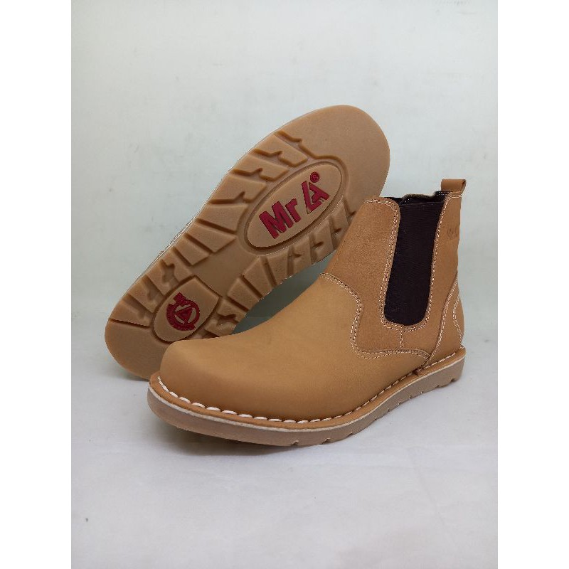sepatu kulit boots Mr.LA 9009 sepatu untuk pria