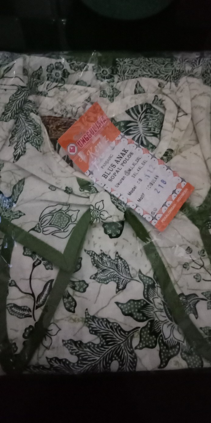 Batik Anak Perempuan 112 Lengan Panjang Cb 218