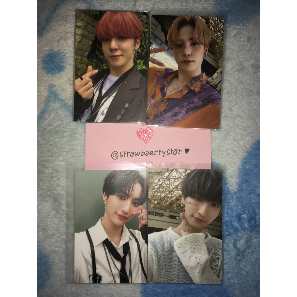 Photocard PC Ateez Yunho Seonghwa MMT Inception Thanxx