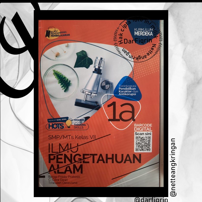 LKS IPA Kelas 7 Semester 1-SMP/MTS KURMER HOTS- top-Barep